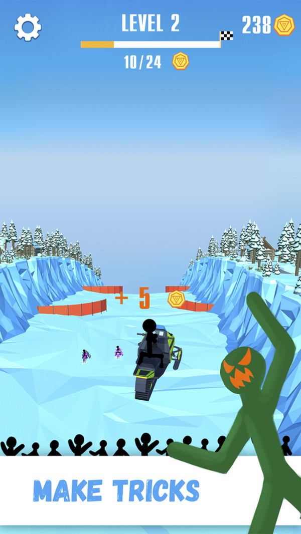 火柴人雪橇賽 v1.0 安卓版 1
