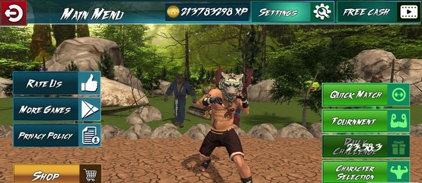 野生動(dòng)物摔跤斗士 v1.2 安卓版 2
