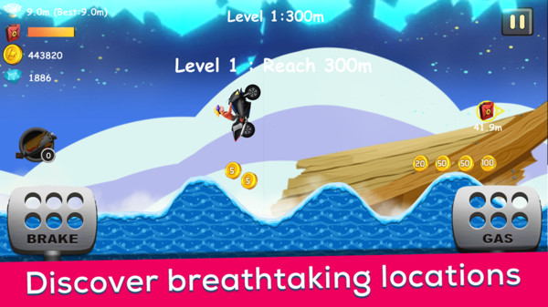 摩托冰山爬坡 v1.0.0 安卓版 0