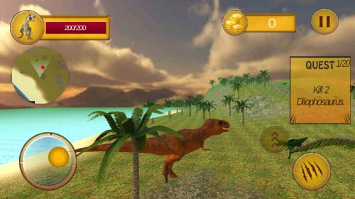 憤怒的恐龍模擬器 v1.1 安卓版 2