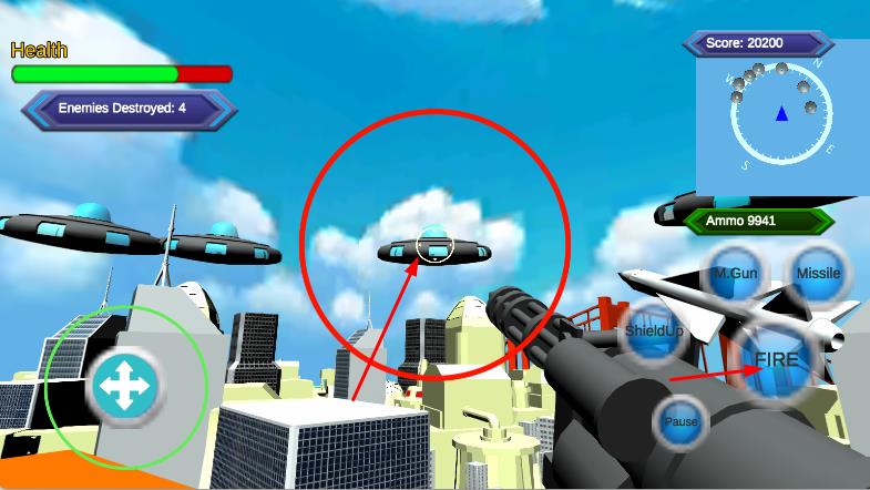 炮擊火星飛船 v1.0 安卓版 2