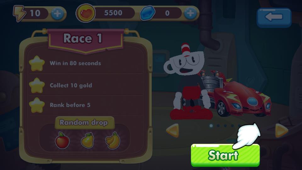 茶杯頭卡丁車3d v1 安卓版 2