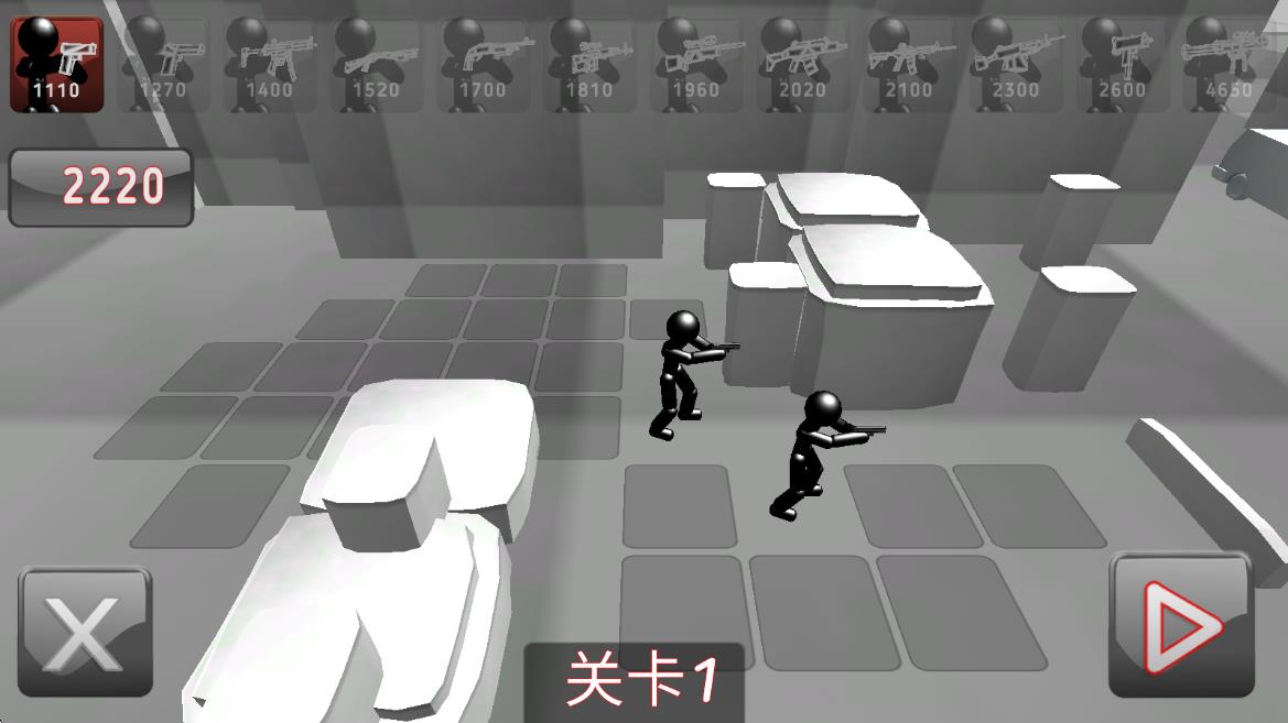 火柴人反恐槍戰(zhàn)模擬器 v1.0 安卓版 1