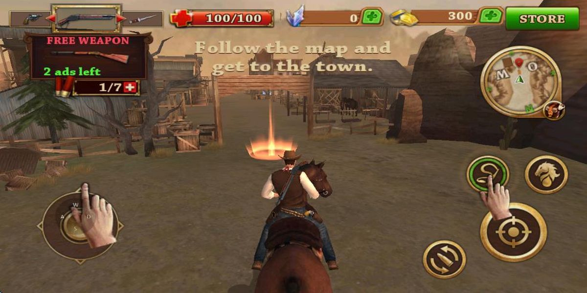 西部荒野迷你牛仔世界 v1.1.1 安卓版 1