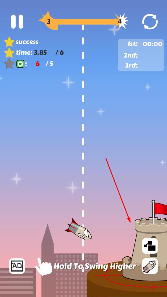 擺動(dòng)導(dǎo)彈 v1.0.0 安卓版 2