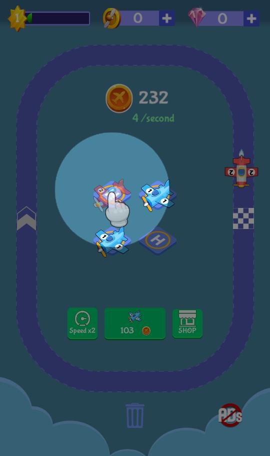 放置飛機(jī)合并 v1 安卓版 1