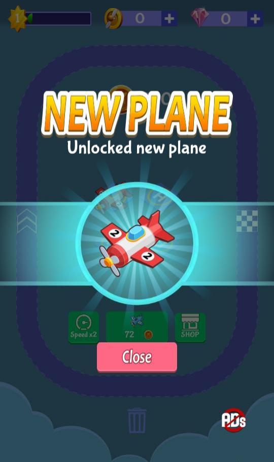 放置飛機(jī)合并 v1 安卓版 0