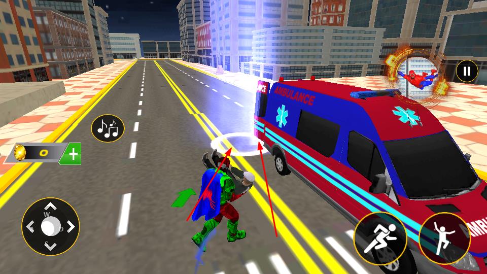 飛行超級英雄救援任務(wù) v1.18 安卓版 2