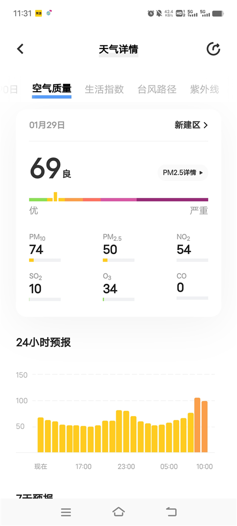 vivo手機(jī)自帶天氣軟件 v8.2.3.02安卓最新版 2