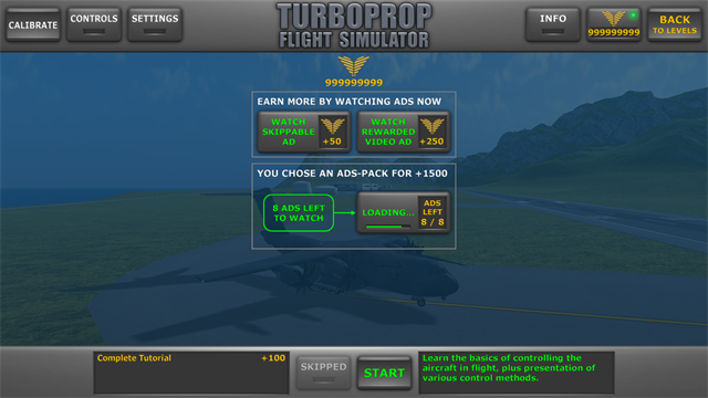 渦輪螺旋槳飛行模擬器無(wú)限金幣版 v1.33.1 安卓版 2