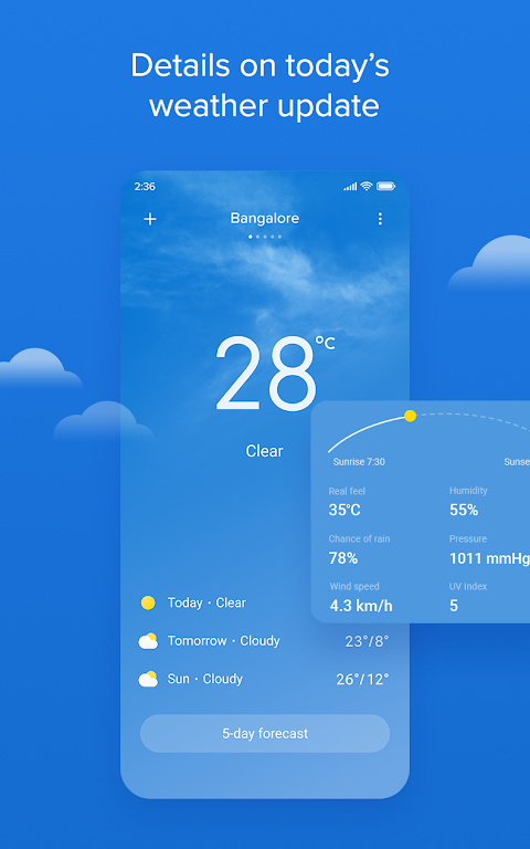 小米天氣預(yù)報(bào)app v17.0.1.1安卓最新版 2