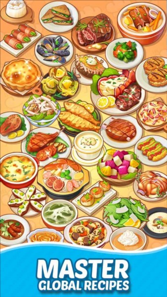 合并烹飪主題餐廳無(wú)限金幣鉆石版 v1.1.41 2