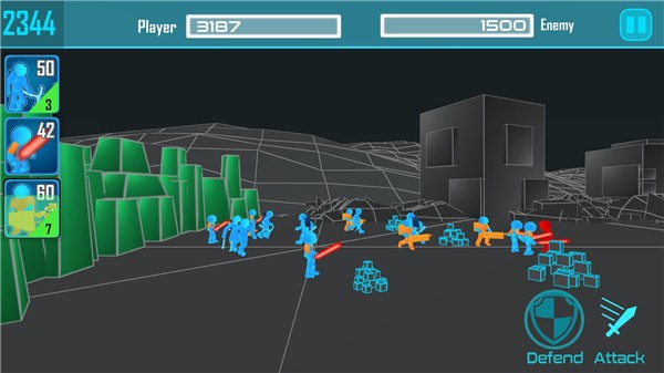 火柴人霓虹戰(zhàn)爭無限金幣 v1.08 安卓版 3