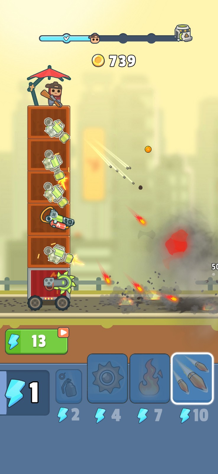 尸潮戰(zhàn)車免廣告版 v1.2.4 4