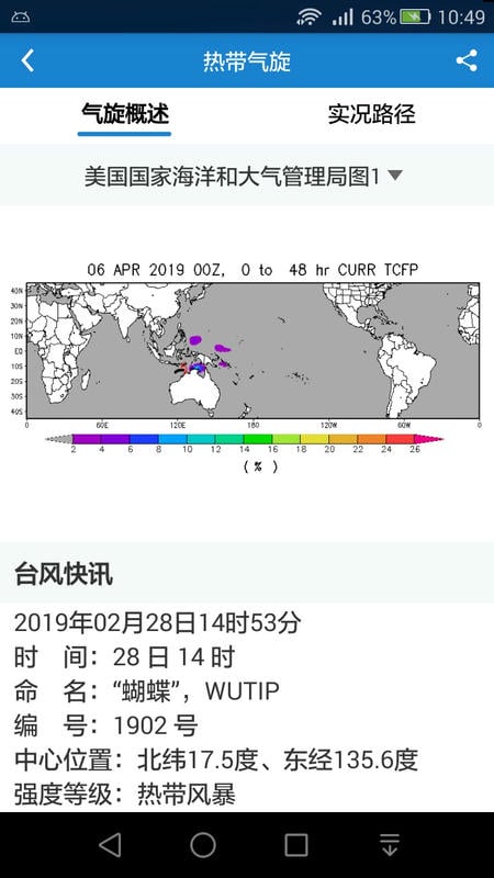 海洋天氣預(yù)報app v6.62 安卓版 1