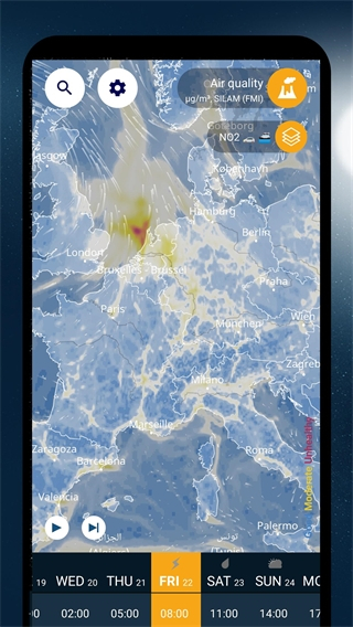 ventusky風(fēng)雨氣溫圖app v48.0 手機最新版 4