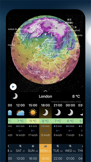 ventusky風(fēng)雨氣溫圖app v48.0 手機最新版 3