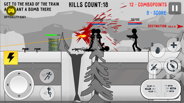 火柴人戰(zhàn)爭打擊無限金幣版 v6 3