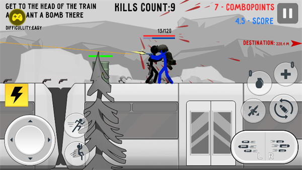 火柴人戰(zhàn)爭打擊無限金幣版 v6 2