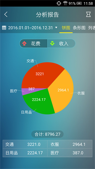 日常記賬軟件 v3.6.1 安卓版 3