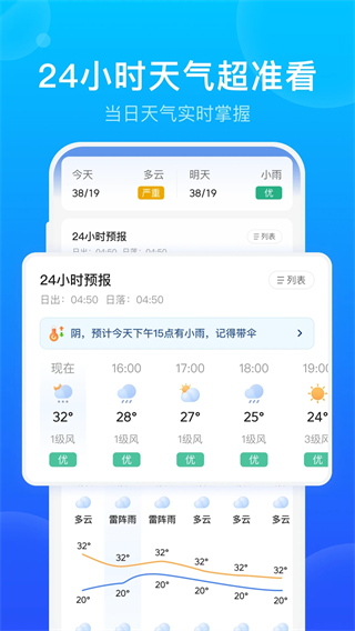 手機天氣預(yù)報 v2.4.1 安卓版 0