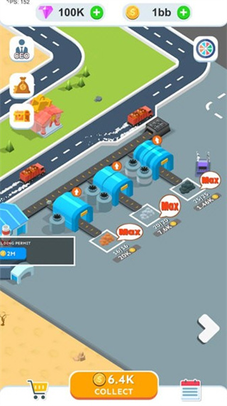 螺旋挖掘機(jī)帝國(guó)免廣告 v0.2.4 3