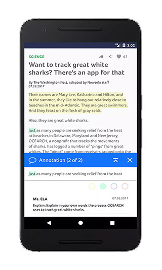 Newsela app(英語(yǔ)閱讀)1
