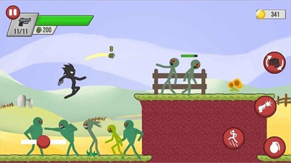 火柴人僵尸射擊無限金幣版 v1.5.39 2