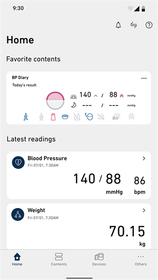 歐姆龍筆記(omron connect下) v011.002.00000 安卓版 2