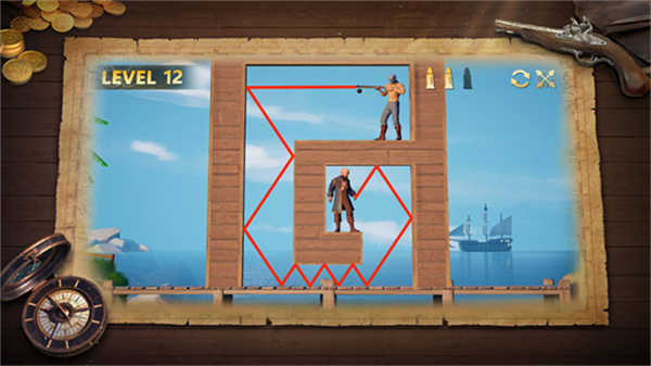 子彈射擊金銀島之謎無(wú)限金幣 v4.31.0 0