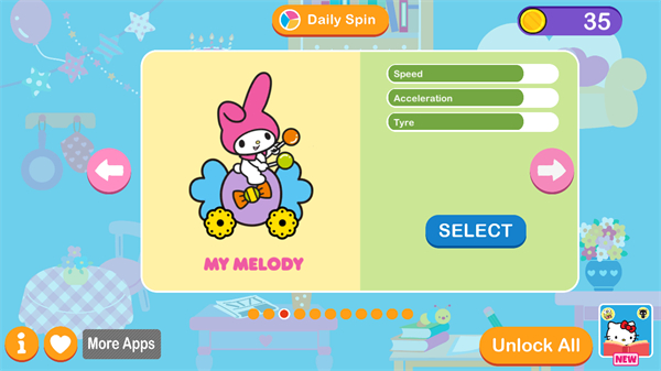 凱蒂貓賽車冒險(xiǎn)2無(wú)廣告 v7.0.1 1