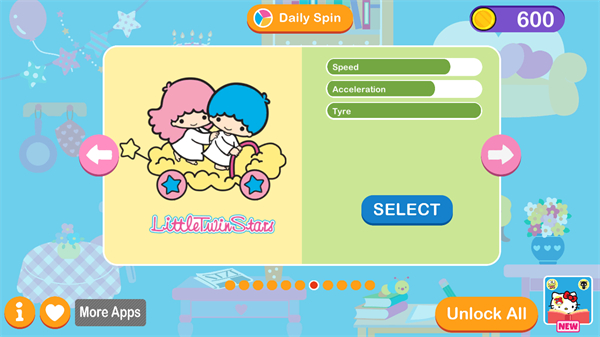 凱蒂貓賽車冒險(xiǎn)2無(wú)限金幣版 v7.0.1 0