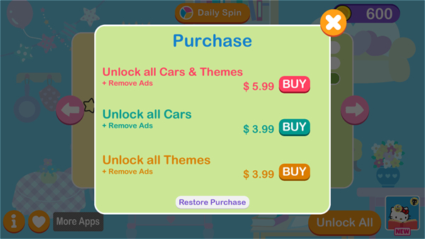 凱蒂貓賽車冒險(xiǎn)2無(wú)限金幣版 v7.0.1 1