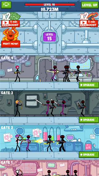 放置火柴人無(wú)限金幣版 v1.0.0 3