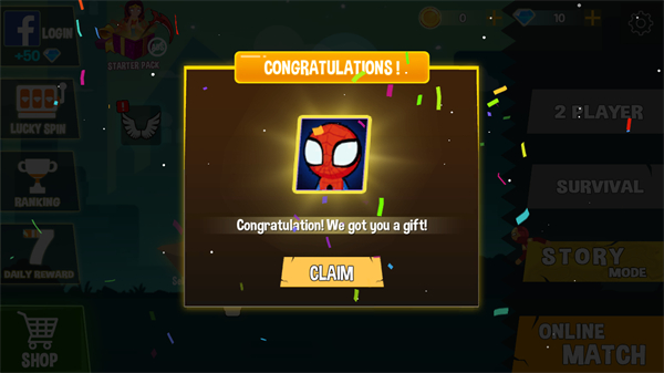 蜘蛛火柴人格斗免廣告 v1.3.38 3