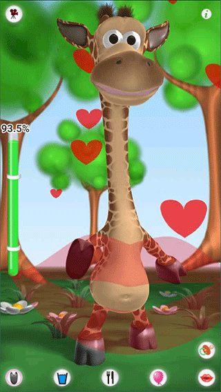 會(huì)說(shuō)話的長(zhǎng)頸鹿吉娜無(wú)限版 v1.2.4 3