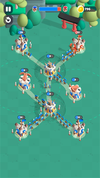 城堡爭奪戰(zhàn)無限金幣版 v1.14.5 3